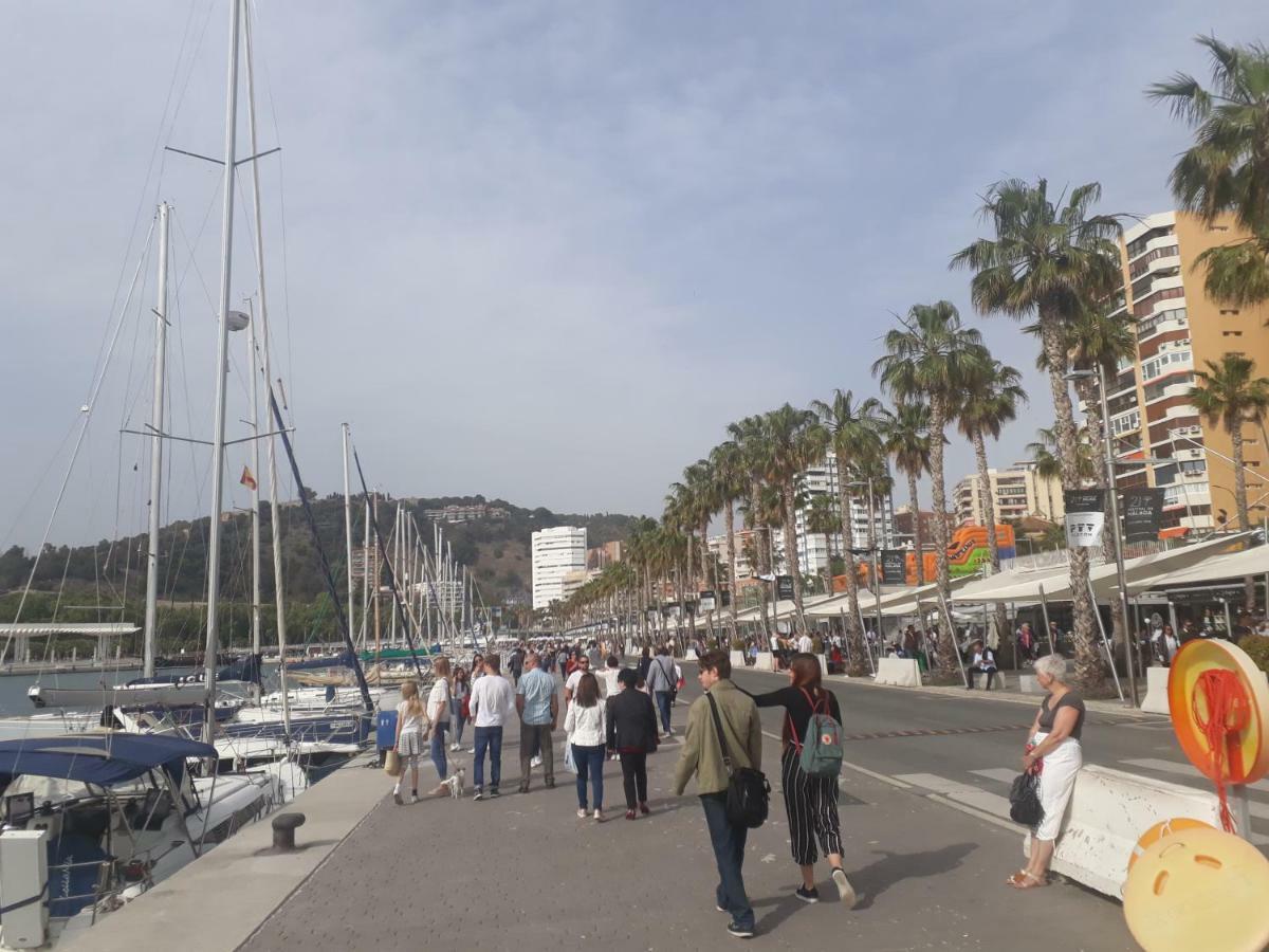 Apartamento Malaga Port Kültér fotó